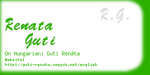 renata guti business card